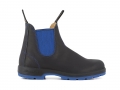 1403  Two-Tone Boots - Black / Blue