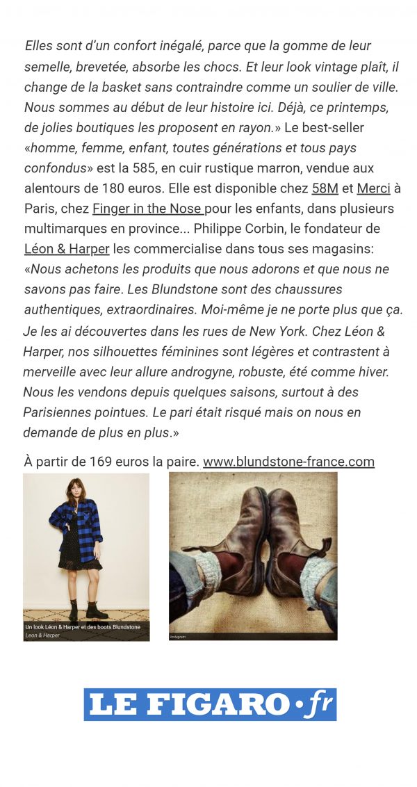 Figaro Blundstone France